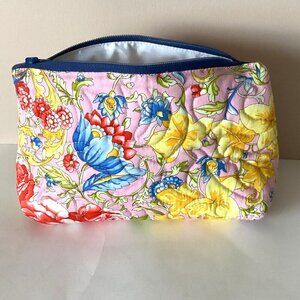 Handmade Makeup Cosmetic Toiletry Bag Small Travel Sewing Pouch Bag Storing